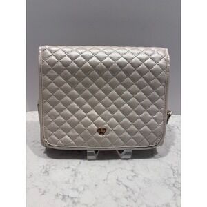 PurseN Classic Toiletry Case in Champagne Quilted Travel Organizer